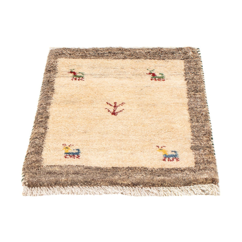 Gabbeh Teppich - Perser - 60 x 40 cm - beige