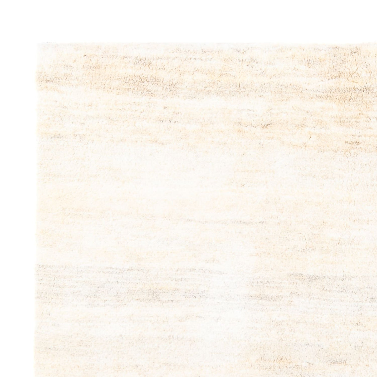 Gabbeh persiano Tappeto 156x196cm - Perserteppich Wollteppich - bianco naturale