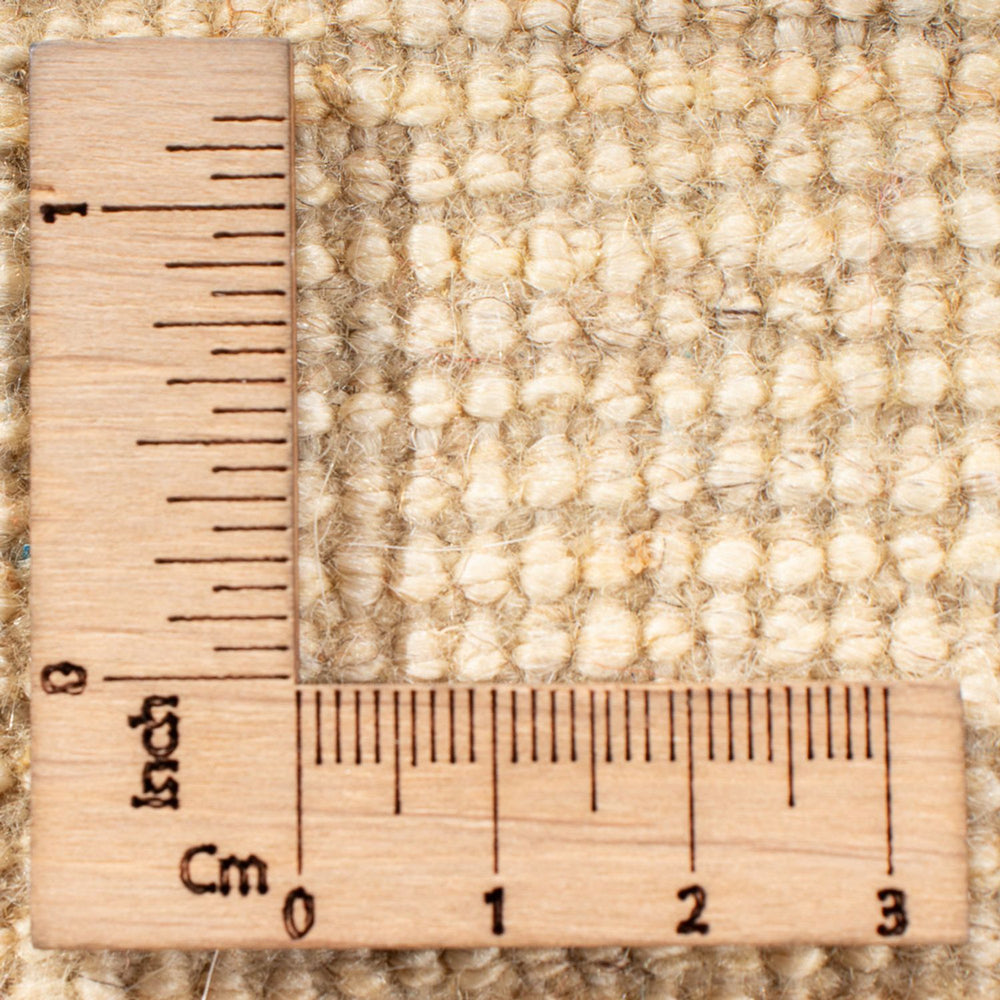 Gabbeh Teppich - Perser - 196 x 156 cm - naturweiß