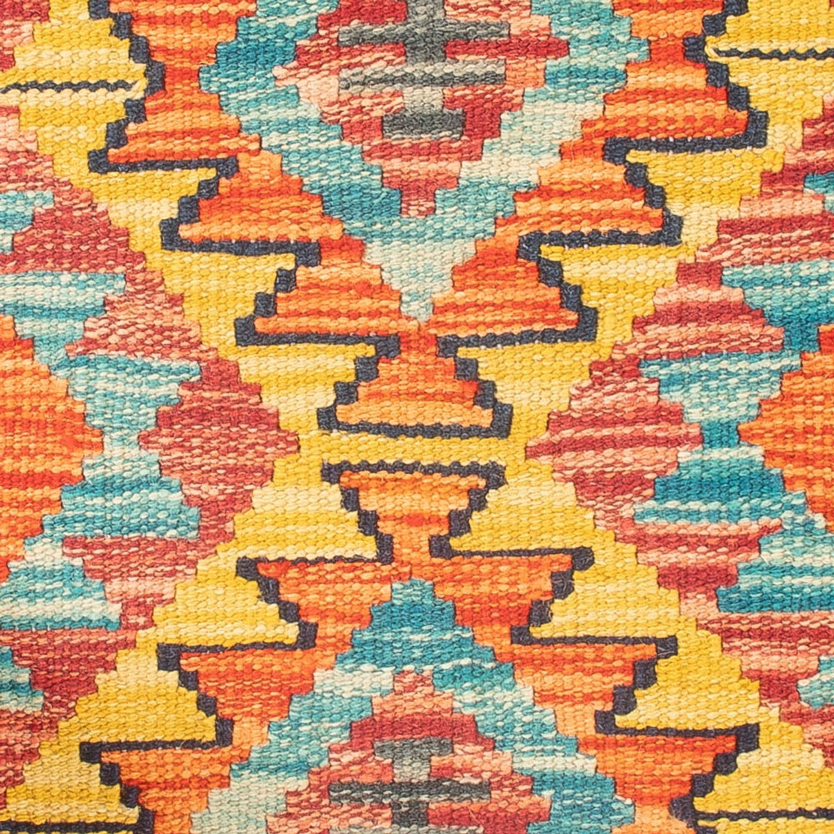 Kelim Teppich - Splash - 60 x 40 cm - mehrfarbig