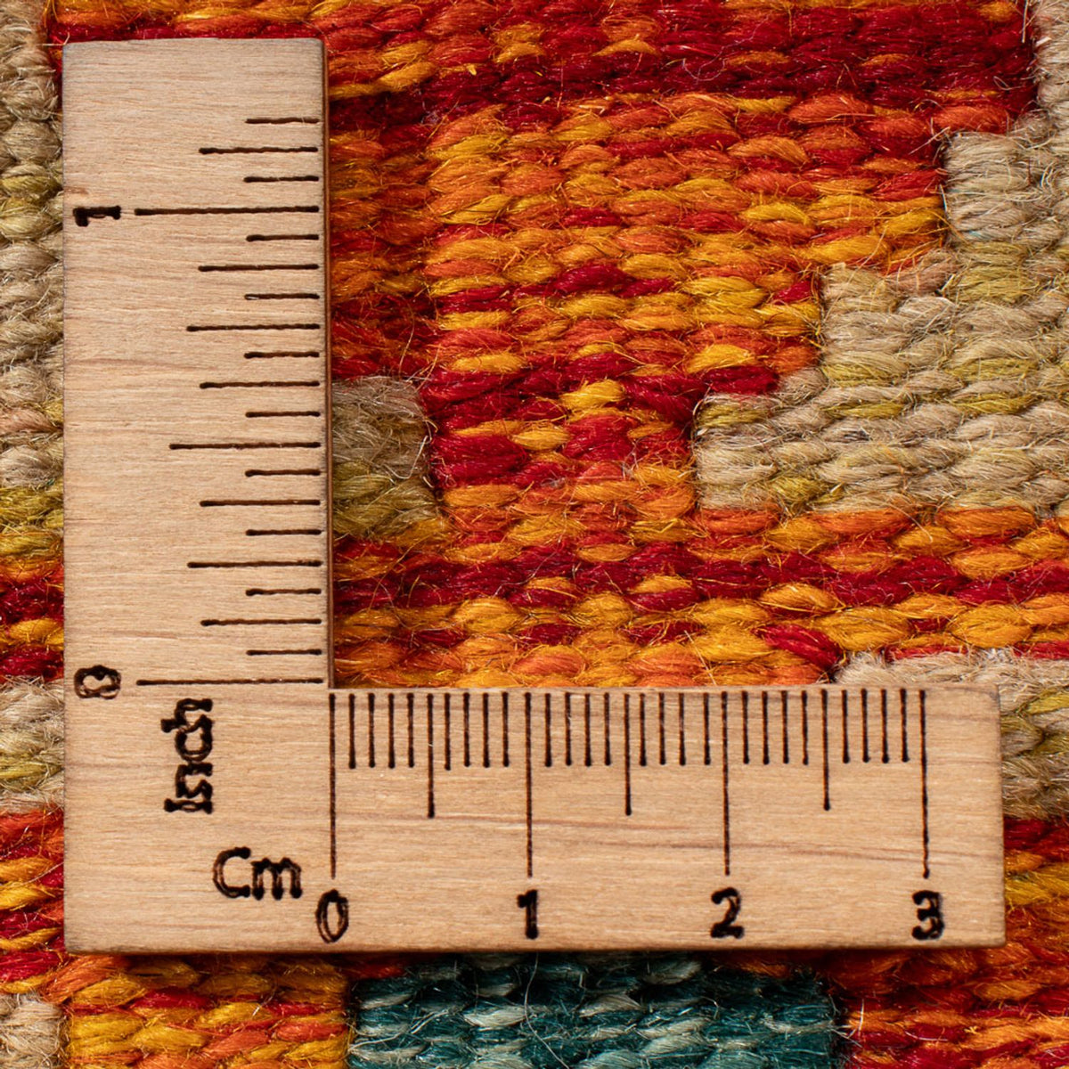 Kelim Teppich - Splash - 60 x 40 cm - mehrfarbig