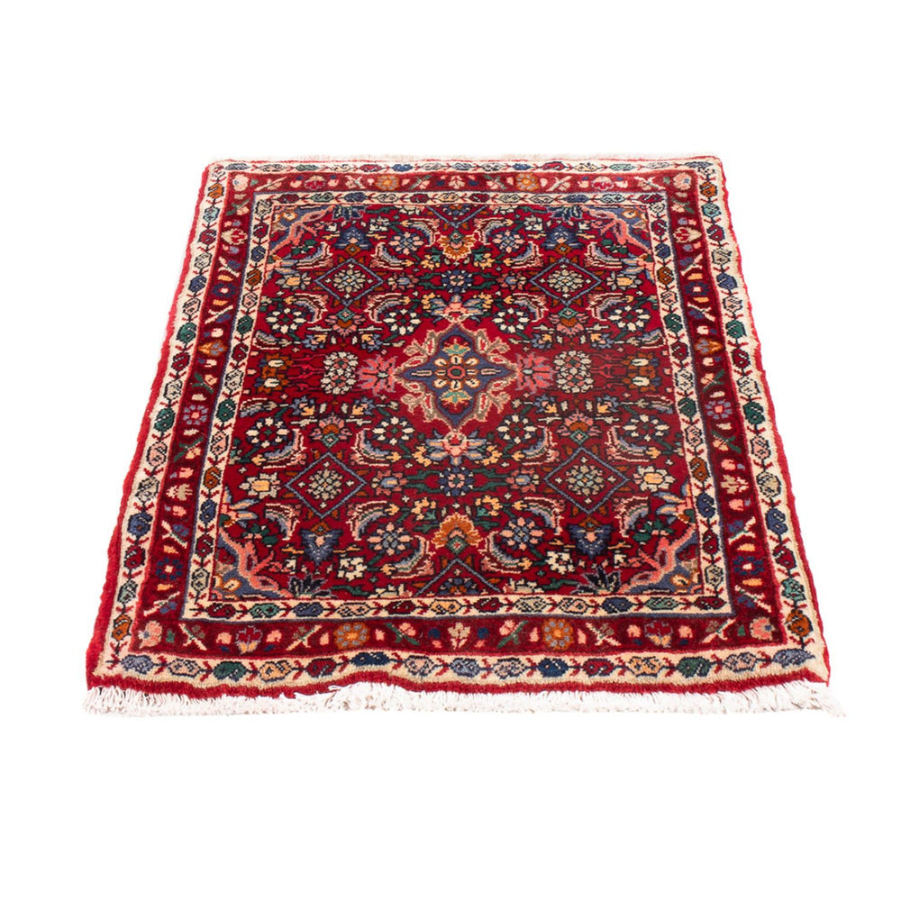 Perserteppich - Bidjar - 80 x 52 cm - bordeauxrot