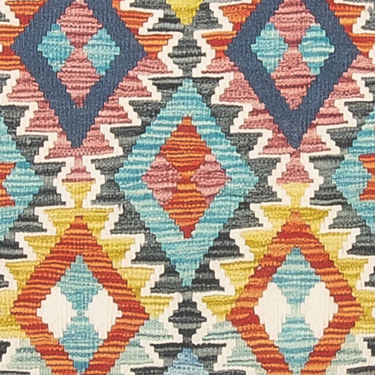 Läufer Kelim - Splash - 281 x 80 cm - mehrfarbig