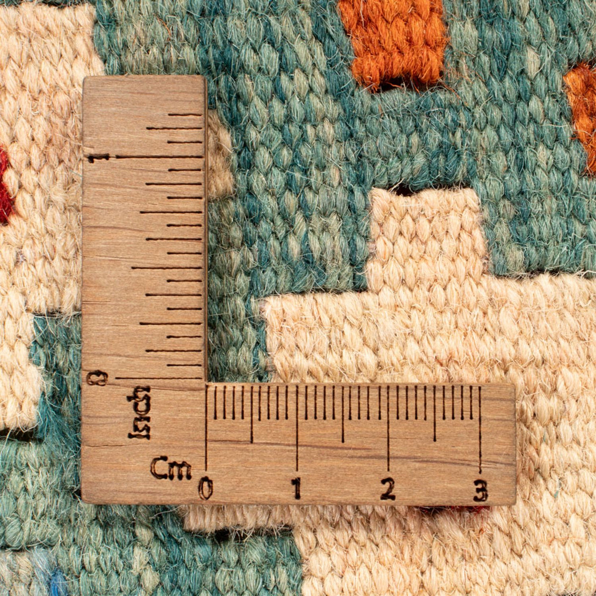 Kelim Teppich - Splash - 90 x 88 cm - mehrfarbig