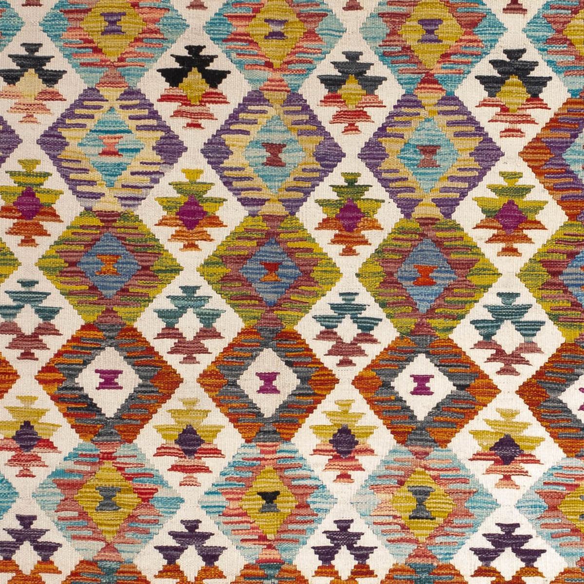 Kelim Teppich - Splash - 243 x 169 cm - mehrfarbig