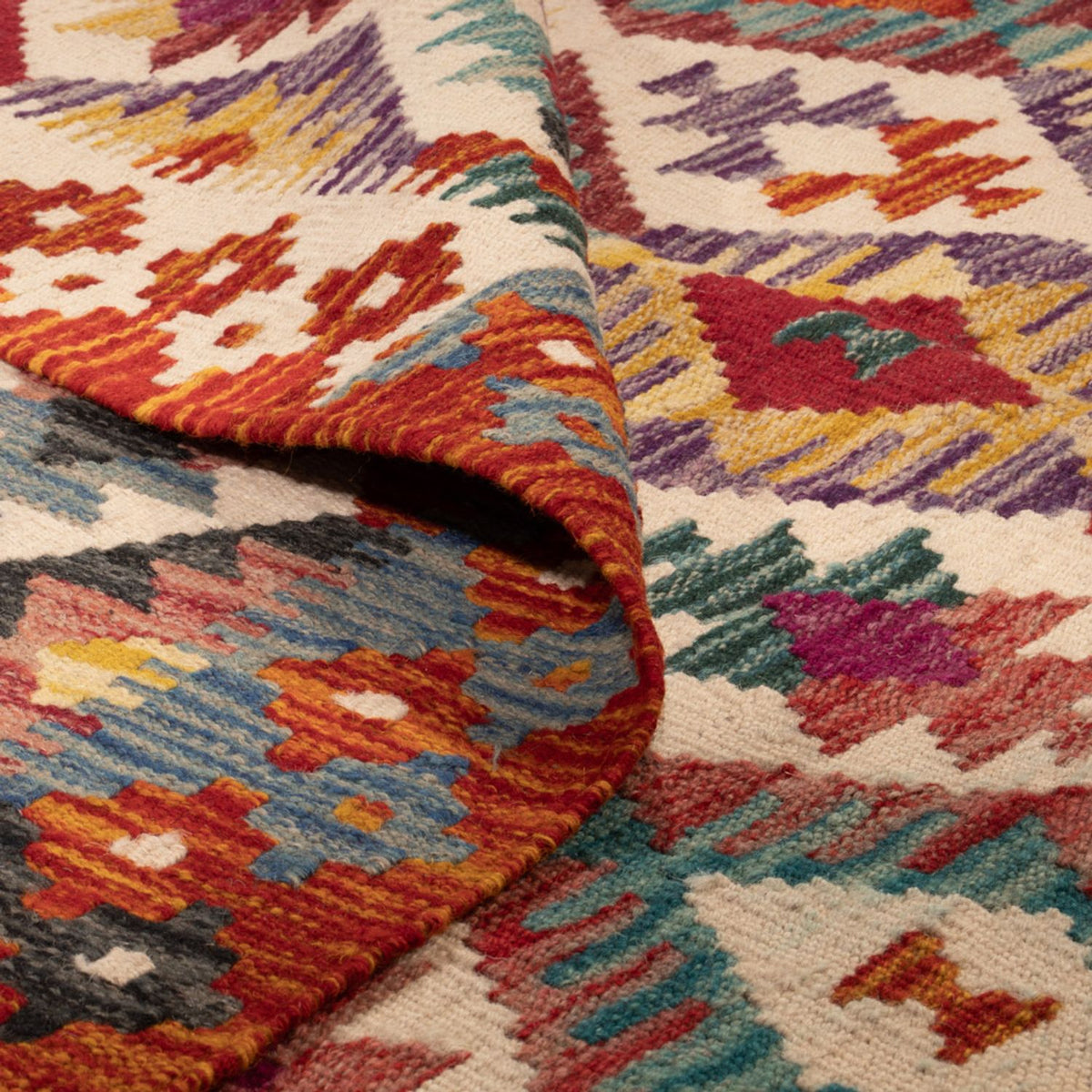 Kelim Teppich - Splash - 245 x 165 cm - mehrfarbig