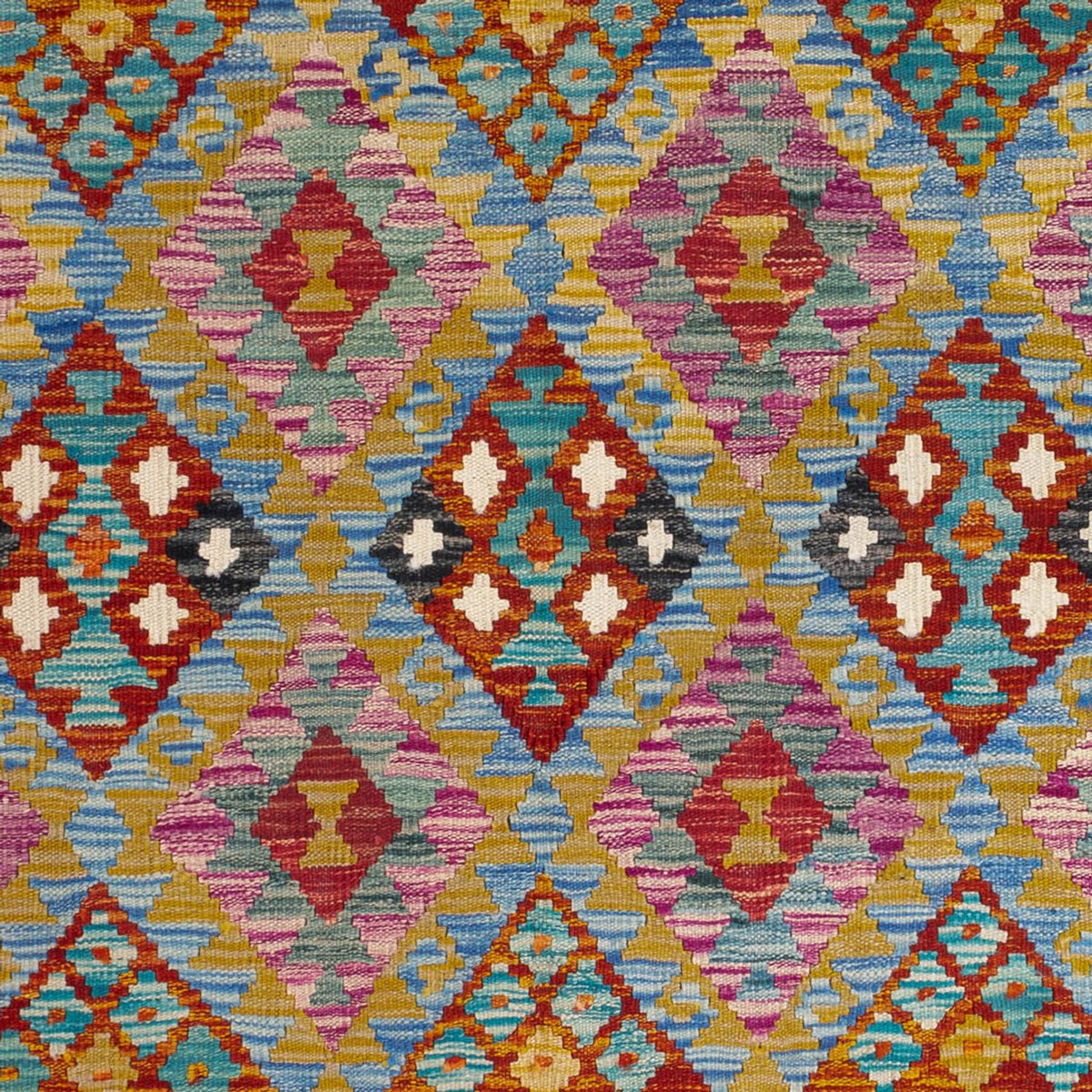 Kelim Teppich - Splash - 197 x 150 cm - mehrfarbig