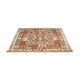 Kelim Teppich - Splash quadratisch  - 153 x 152 cm - mehrfarbig