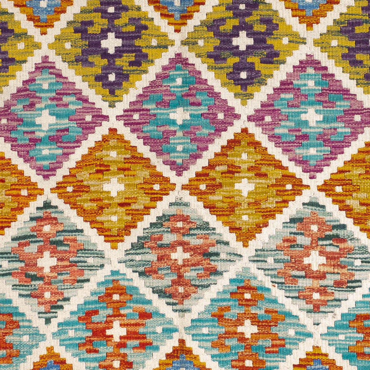 Kelim Teppich - Splash - 158 x 152 cm - mehrfarbig