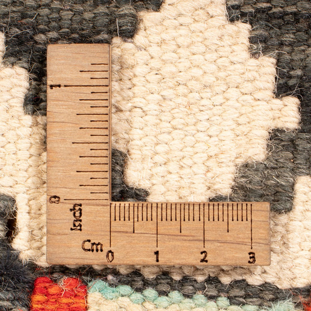 Läufer Kelim - Splash - 193 x 80 cm - mehrfarbig