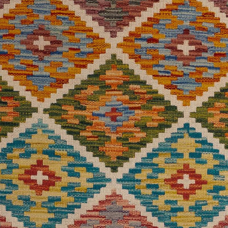 Kelim Teppich - Splash - 125 x 86 cm - mehrfarbig