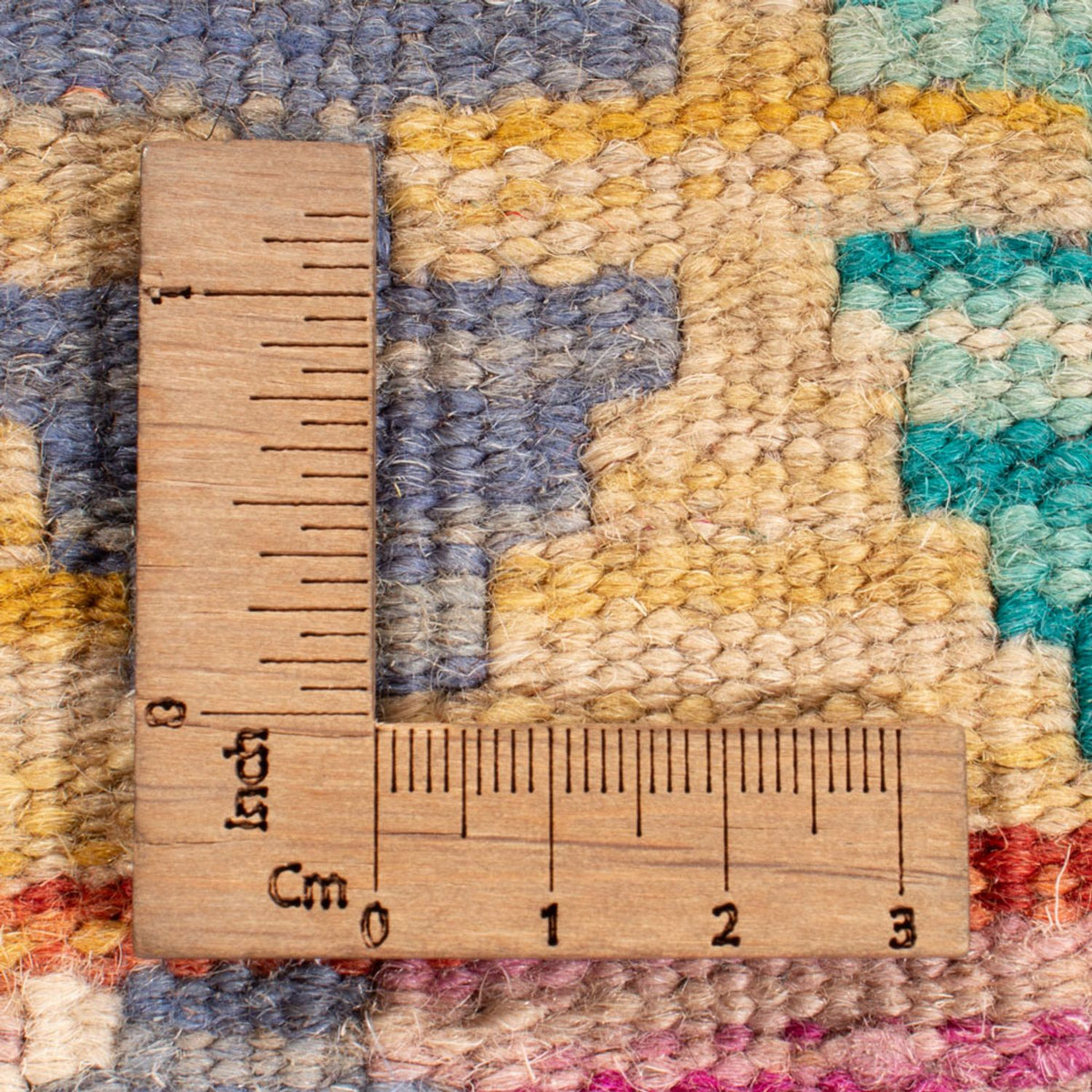 Kelim Teppich - Splash - 204 x 148 cm - mehrfarbig