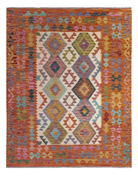 Tapis Kelim - Splash - 198 x 149 cm - multicolore