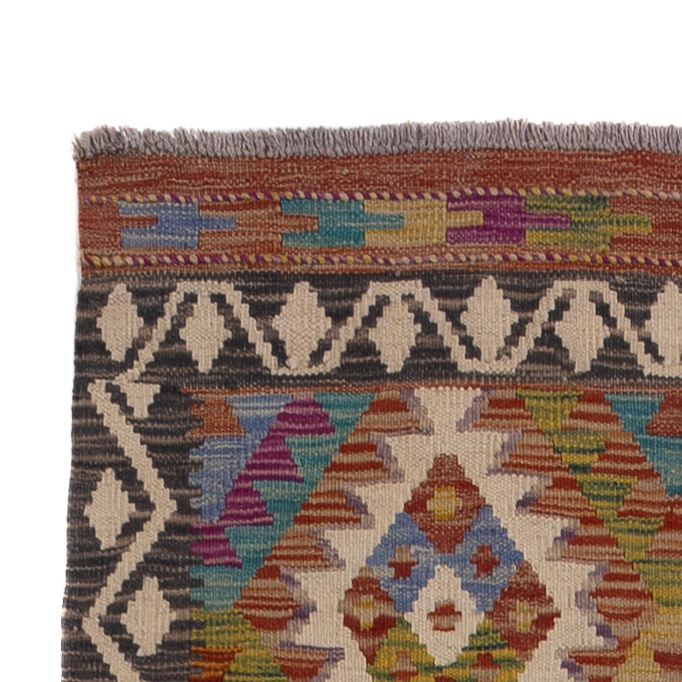 Tapis Kelim de Maimene Tapis 295x85cm - Tapis en laine