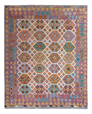 Kelim Teppich - Splash - 255 x 205 cm - mehrfarbig
