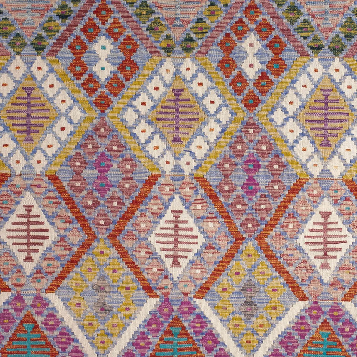 Kelim Teppich - Splash - 250 x 191 cm - mehrfarbig