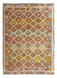 Tapis Kelim - Splash - 238 x 178 cm - multicolore