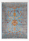 Ariana Tappeto 86x120cm - Tappeto orientale - blu - Rettangolo / Blu / 86 x 120 cm Rettangolo
