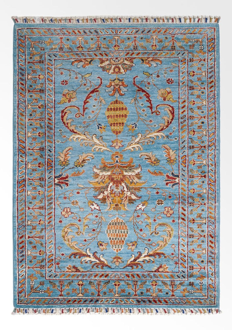 Ziegler Teppich - Ariana - 120 x 86 cm - blau