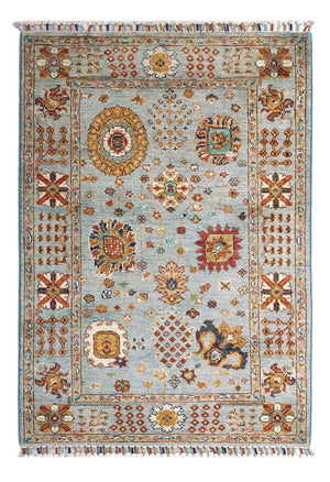 Ziegler Teppich - Ariana - 119 x 85 cm - hellblau