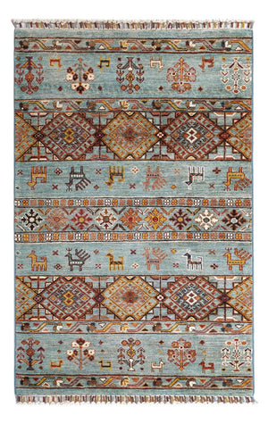 Ziegler Teppich - Ariana - 123 x 82 cm - hellblau