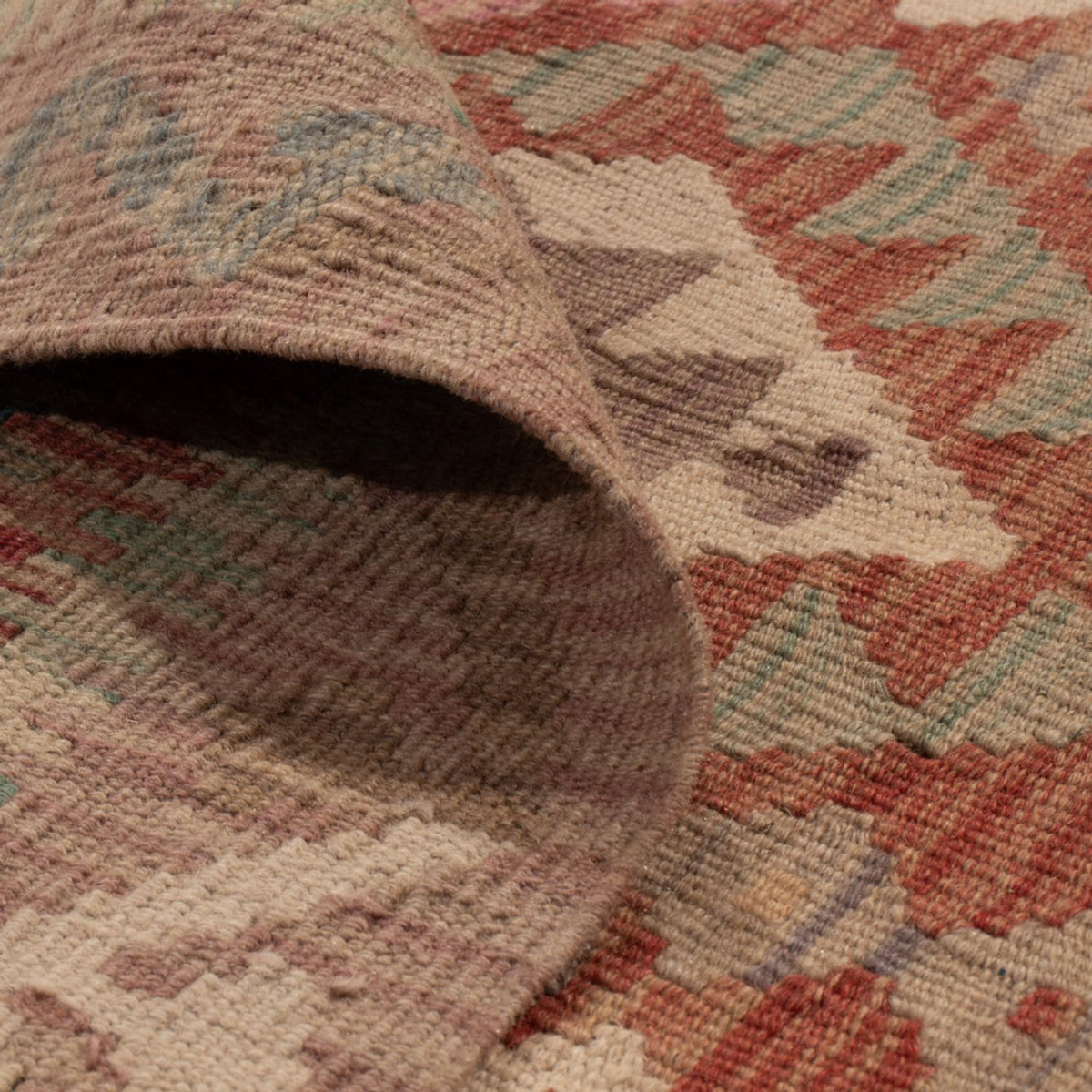 Kelim Teppich - Splash - 193 x 137 cm - mehrfarbig