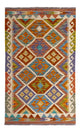 Kelim Teppich - Splash - 127 x 82 cm - mehrfarbig