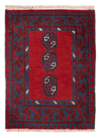 Tapis afghan - Filpa - 66 x 49 cm - rouge