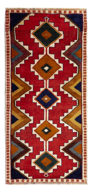Perserteppich - Nomadic - 172 x 84 cm - rot