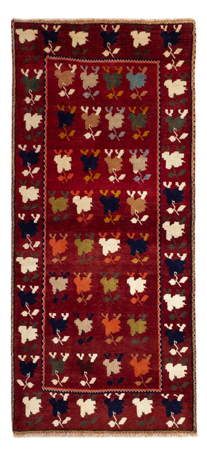 Läufer Perser - Nomadic - 190 x 83 cm - dunkelrot