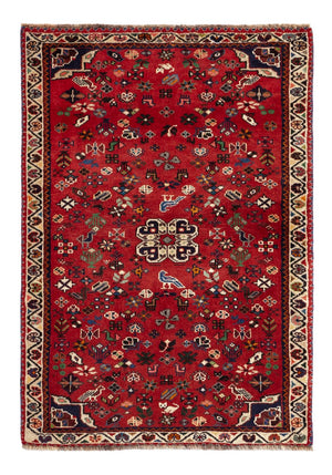 Perserteppich - Nomadic - 109 x 73 cm - dunkelrot