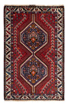 Qashqai Tapis 84x133cm - Tapis persan - rouge foncé - Rectangle / Rouge foncé / 84 x 133 cm Rectangle