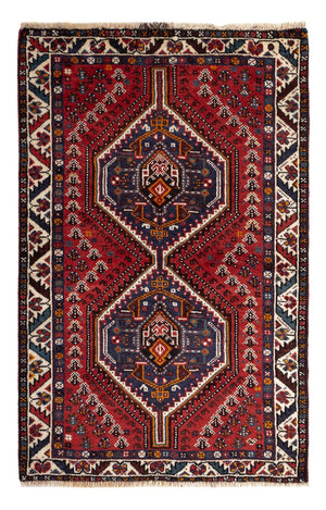 Perserteppich - Nomadic - 133 x 84 cm - dunkelrot