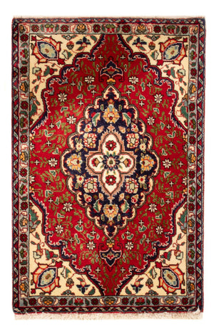 Perserteppich - Täbriz - 86 x 56 cm - rot