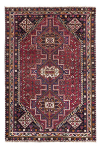 Tapis persan - Nomadic - 254 x 180 cm - rouge foncé