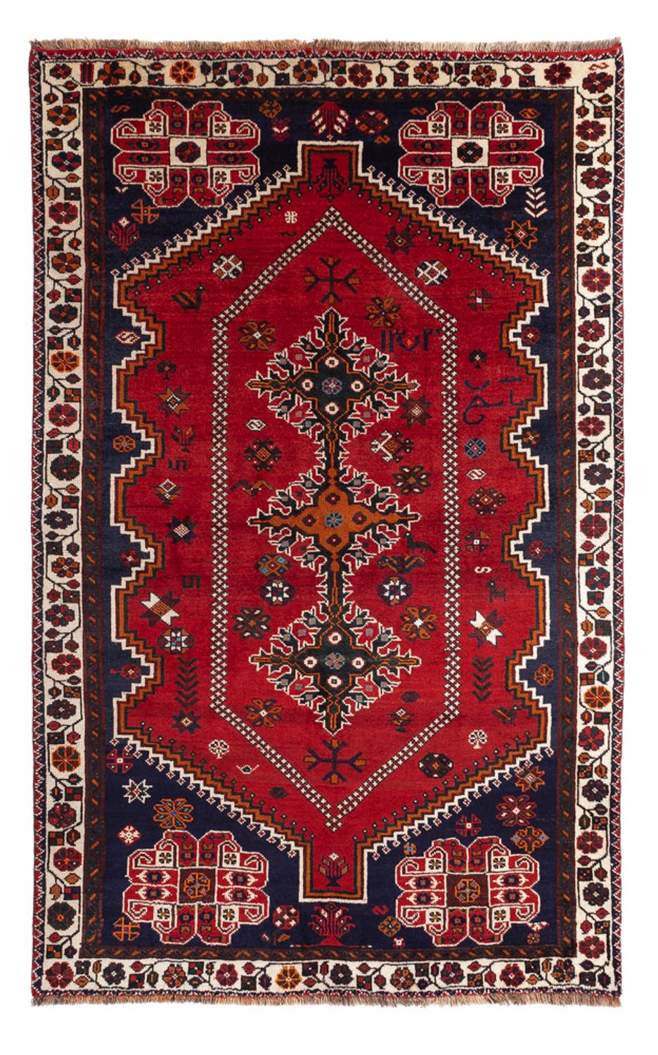 Perserteppich - Nomadic - 257 x 162 cm - rot