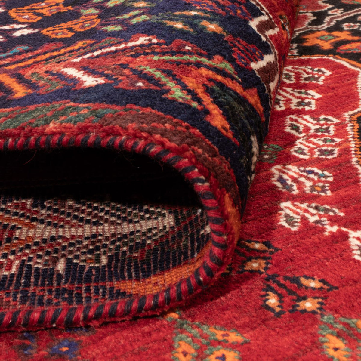 Perserteppich - Nomadic - 211 x 155 cm - rot