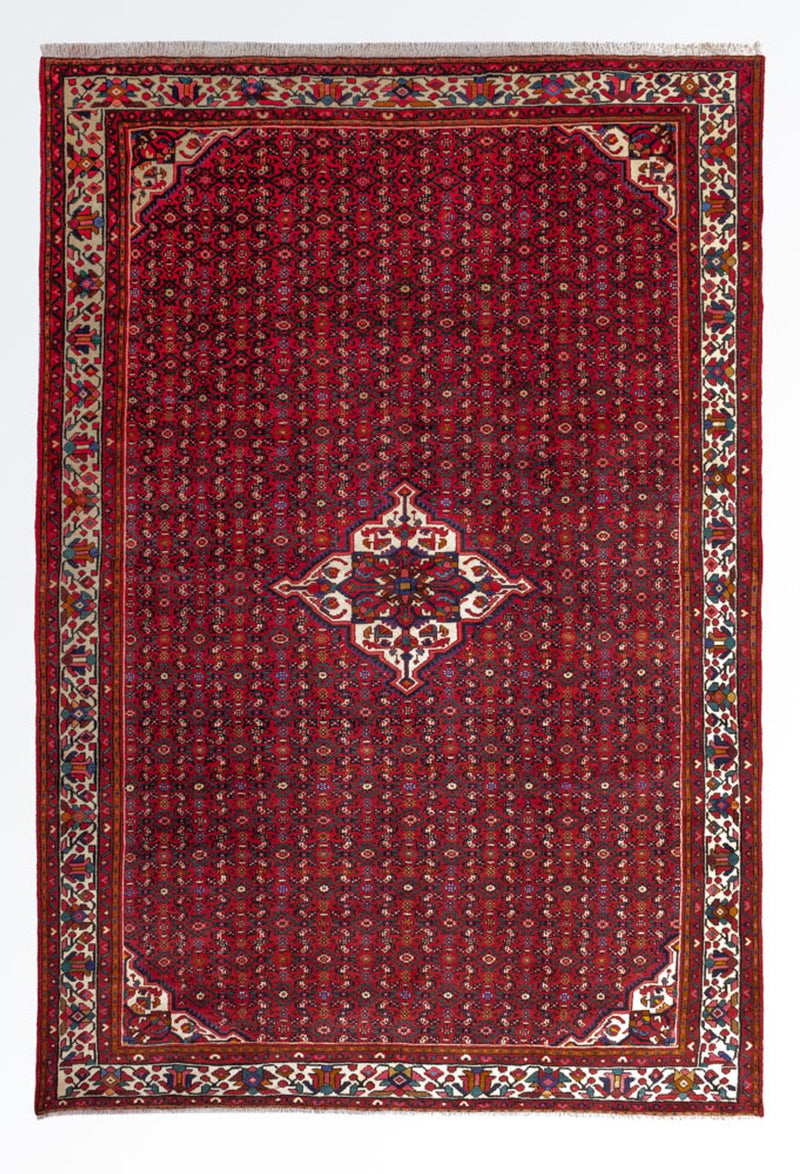 Perserteppich - Nomadic - 363 x 258 cm - dunkelrot
