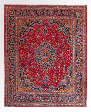 Perserteppich - Classic quadratisch  - 346 x 303 cm - rot