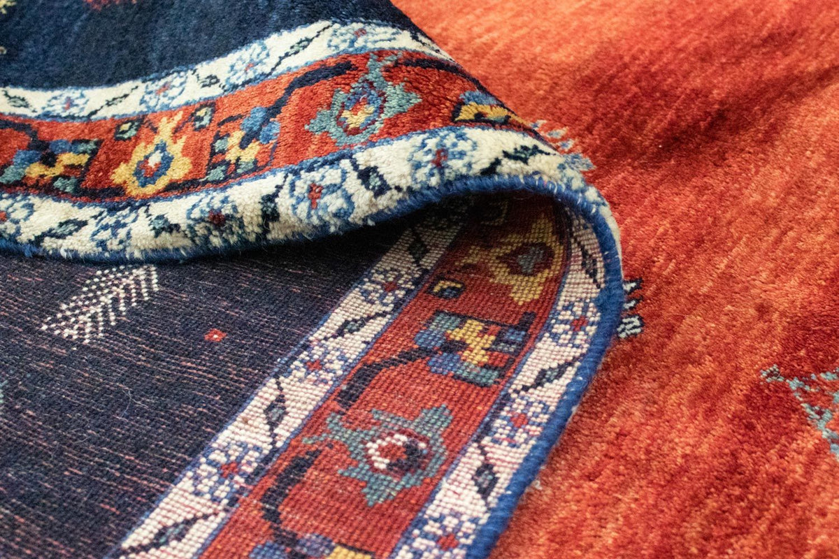 Perserteppich - Nomadic 292 x 259 cm - blau