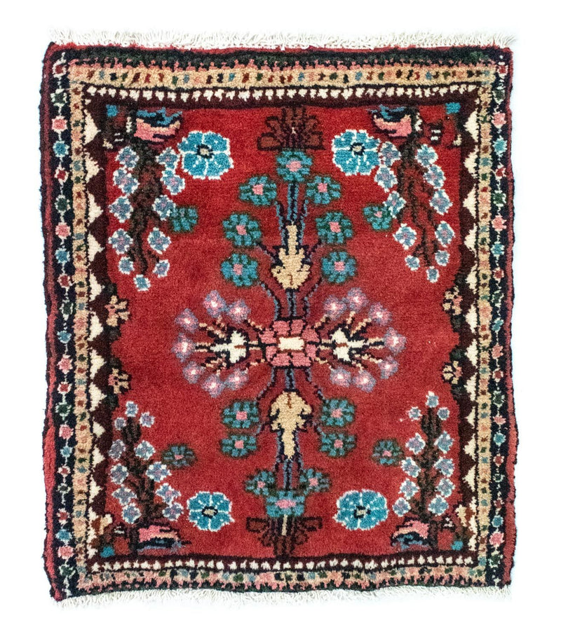 Perserteppich - Nomadic 60 x 55 cm - rot