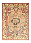 Tapis de Heriz Tapis 102x142cm - Tapis persan - Rectangle / Multicolore / 102 x 142 cm Rectangle