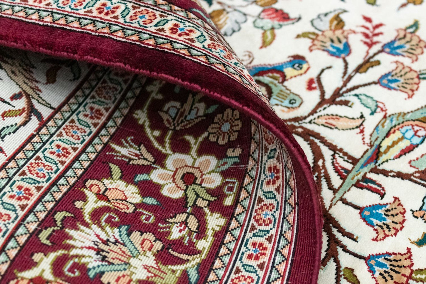 Qom seta Tappeto 123x80cm - Tappeto persiano