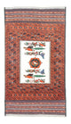 Belutsch Teppich 157 x 90 cm - orange
