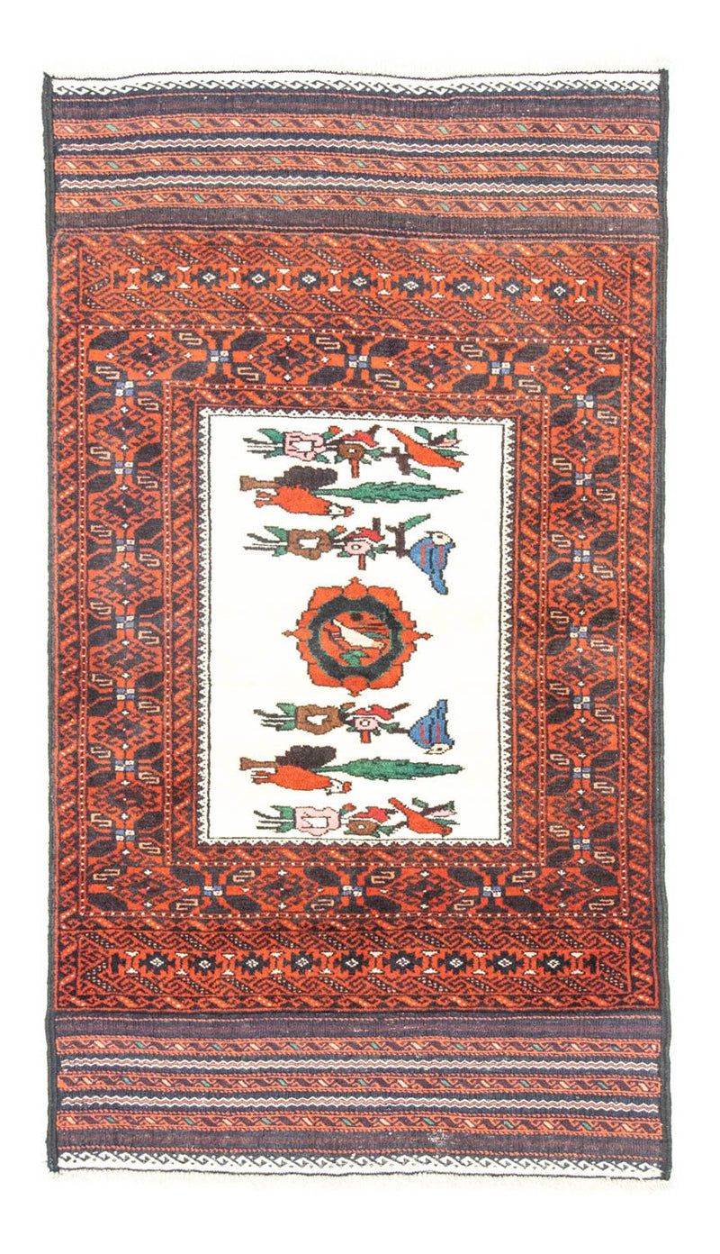 Belutsch Teppich 157 x 90 cm - orange