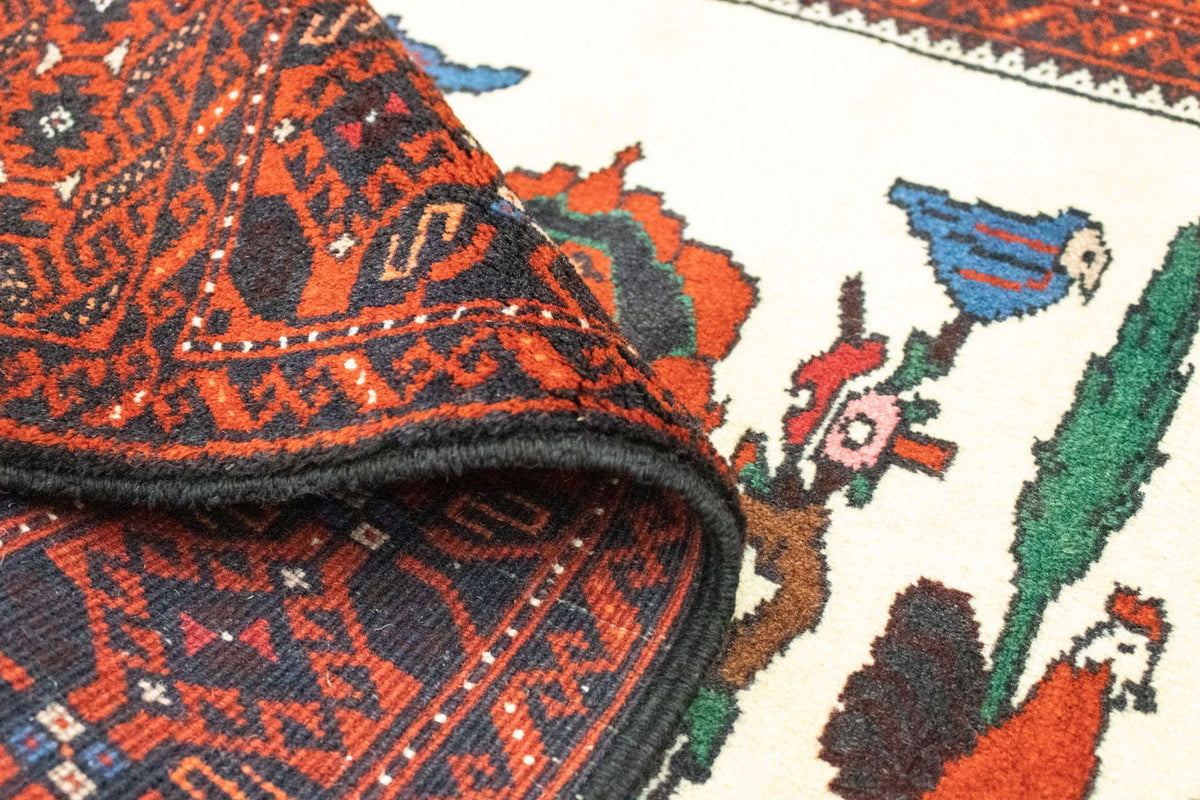 Belutsch Teppich 157 x 90 cm - orange