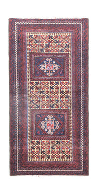 Tapis Belutsch - 164 x 82 cm - bleu