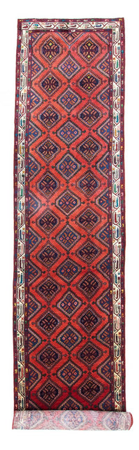 Tapis de couloir Tapis persan - Nomadic - 516 x 112 cm - rouge