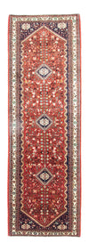 Tapis d'Abadeh 100x312cm - Tapis persan - marron - Tapis de couloir / Marron / 100 x 312 cm Tapis de couloir