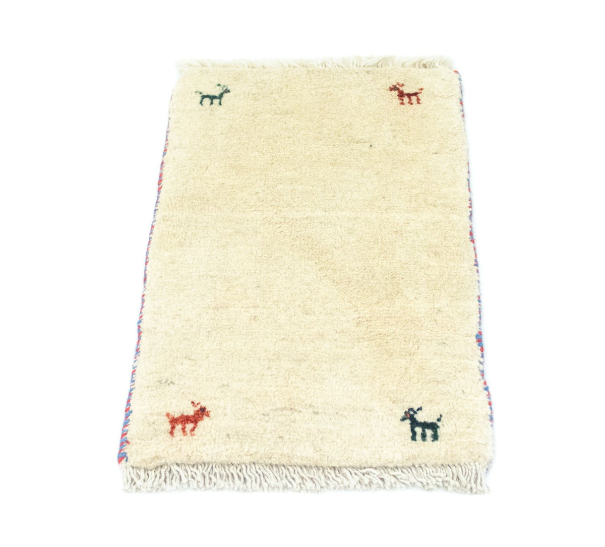 Gabbeh Teppich - Perser 60 x 40 cm - beige